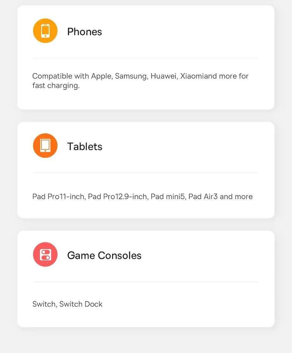 Compatible Game Consoles