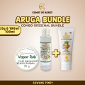 Kamay ni Nanay Aruga Bundle, Vapor rub, Calming oil and Sunscreen for babies, pang sipon at ubo, pang bata, Vaporub Original, baby products essential needs, sleeping massage oil, cough relief, safe sa G6PD, mga mommies, all-natural rub, repellent mosquito. 