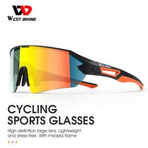 WEST BIKING Kính Râm Đạp Xe Kính Mắt Xe Đạp Bảo Vệ HD UV400 Kính Đua Xe Nam Nữ Kính Đạp Xe Đường Trường MTB Thể Thao Ngoài Trời
