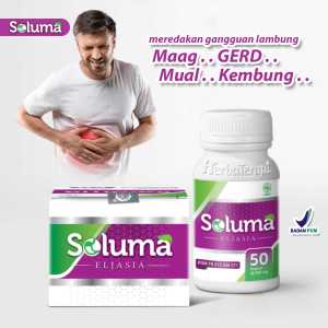 soluma herbal bantu atasi asam lambung maag GERD