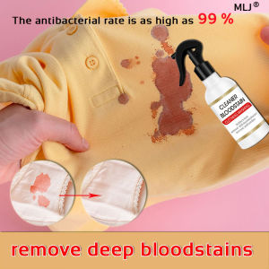 【Solve the trouble of blood stains】MLJ 250ml Blood stain remover /Underwear wash liquid lingerie detergent Underwear detergent Mattress Cleaner fabric stain remover cloth stain remover/Cloth Stain Cleaner/Cleaner blood stain for clothing/去异味血渍清洗液