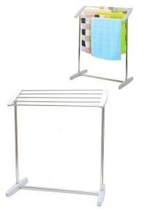 RAK JEMURAN SUNNY JEMURAN GANTUNG HANDUK SEPATU PORTABLE KOKOH KUAT JEMURAN BERDIRI 2 PENYANGGA 5 PIPA BESI PLASTIK Jemuran Handuk Rak Handuk Jemuran Portable Serbaguna Jemuran Pakaian Ukuran 76 x 31 x 755 cm BISA COD