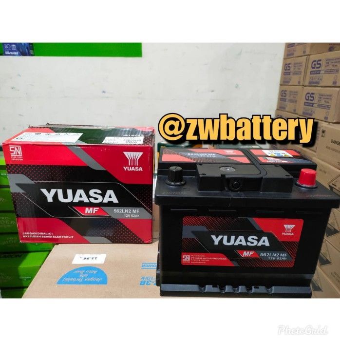 Aki Mobil Innova Reborn All New Fortuner Bensin Yuasa Mf Ln2 12V 62Ah