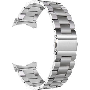 No Gaps Stainless Steel Strap For Samsung Galaxy Watch 7/6/5/4 40mm 44mm Curved end Metal Strap Bracelet Galaxy Watch Ultra 47mm 6/4 Classic 43mm 47mm 46mm 42mm Watch 5 Pro 45mm Wrist Band