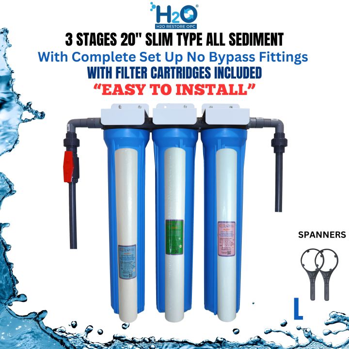 3 Stages Water Filter 20