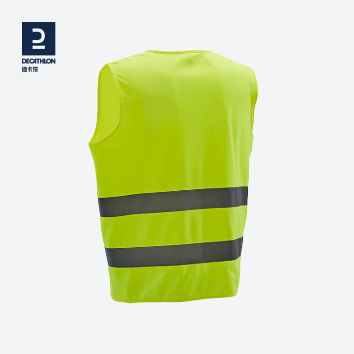 Decathlon riding vest reflective safety night fluorescent men's