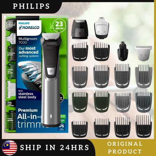 🎁FREE GIFT + Philips Norelco MG7750 MG7750/49 - Multigroom Series 7000 ...