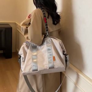 Mountain-style rock climbing rope pattern large-capacity dry-wet separation gym bag for commuting to work outdoor handbag crossbody travel bag