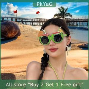[COD] PkYeG KITCHEN Hawaiian Party Glasses Funny Sunglasses Hawaiian Party Photo Props Summer Beach Pool Birthday Party Decorations