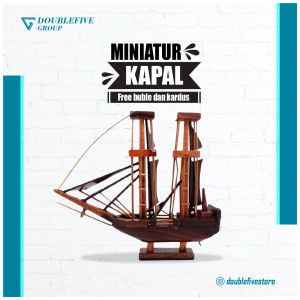 Kerajinan jogja miniatur Kapal pinisi kayu /koleksi /kerajinan /kerajinan khas jogja