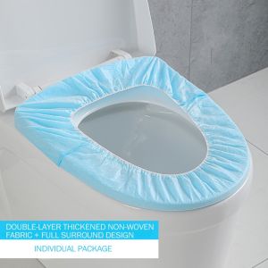 SG  Disposable toilet seat cushion Non-woven Toilet mat Double thickening Toilet seat Travel hotel home