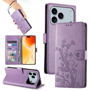 Cho iPhone 17 16 15 14 13 12 11 Pro Max iPhone 16 15 14 7 8 Cộng Với iPhone SE 2022 vỏ điện thoại Hoa may mắn từ Ví da khe cắm thẻ thời trang lật trường hợp vỏ