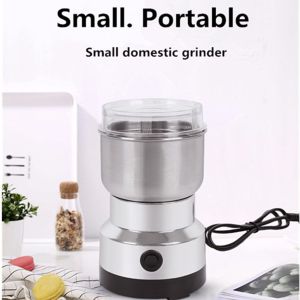 Electric Coffee Grinder Kitchen Cereal Nuts Beans Spices Grains Grinder Machine Multifunctional Home Coffee Grinder UK 3 PIN Plug