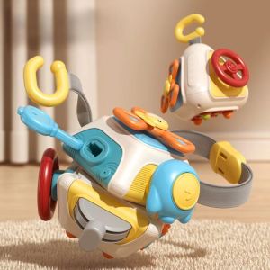 YOUSHI TOP Puzzle Montessori Activity Cube Parent-child Interactive Polyhedral Montessori Sensory Toys Sensory Busy Board Multipurpose Baby Busy Cube Fine Motor Skills Toys