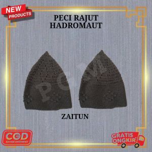 Peci kopiah rajut G4 hadromout yaman super - Rajut Hadromaut Motif Timbul