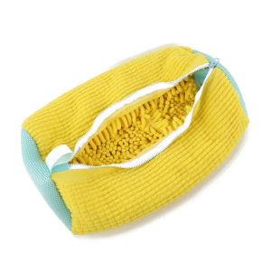 2026 1/2PCS Washing Shoes Bag Cotton Laundry Fluffy Fibers Easily Remove Dirt Washing Bags Anti-Deformation Shoes Clothes Organizer