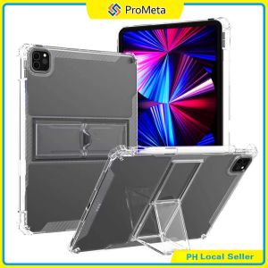 Prometa For iPad Tablet Case For Ipad 10 11th A16 Pro 11/13 inch Air 6 11/13 inch 2024 10.2 7/8/9th Pro 11/12.9 2018-2022 Air 5 4 10.9 Transparent Cover with Pencil Holder