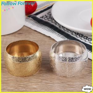 【Follow】【New Arrived】 COD ผ้าเช็ดปากแหวนงานแต่งงานปาร์ตี้ Hotel serviette หัวเข็มขัดผ้าเช็ดปาก Holder Table Decor