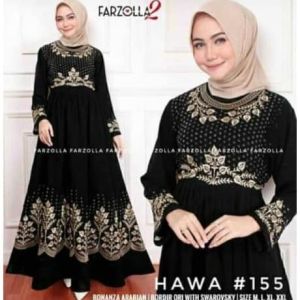 DRESS SYARI GAMIS SANTRI REMAJA PEREMPUAN ARABIAN DUBAI ELEGAN MODEL TERBARU MEWAH BAJU ABAYA TURKEY BORDIR ARAB SAUDI WARNA HITAM MURAH JUBAH WANITA DEWASA IBU MUSLIMAH BAHAN JETBLACK ADEM DINGIN HALUS LEMBUT UKURAN S M L XL BIG SIZE XXL AREA JAWA TIMUR