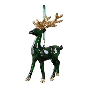 FFBH Reindeer Christmas Tree Ornament Snowflake Candy Xmas DIY Pendant Tree Bell Plastic Christmas Decorations Holiday Decoration 2B5Z7
