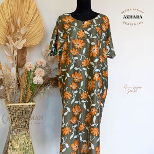 DASTER PAYUNG SUPER JUMBO DEWASA MOTIF KEMBANG – PJ 110 LD 140 UKURAN DEWASA BAHAN RAYON LENGAN PENDEK DENGAN 2 KANCING