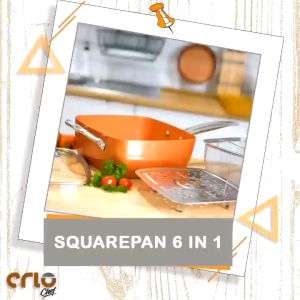 CRIO COPPER SQUAREPAN 6 in 1