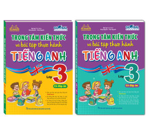 Sách - combo 2c GLOBAL SUCCESS - Trọng tâm kiến thức và bài tập thực hành tiếng anh lớp 3 tập 1+ 2 (có đáp án)