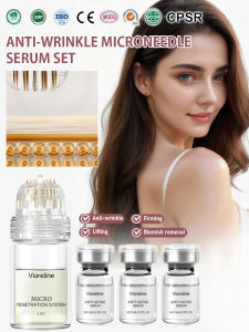 Facial Roller Set Microneedle Serum Skincare Tool/Anti-Wrinkle Roller Kit For Face/Nourishing Massage/Travel Home Use/For Adults Men Women
