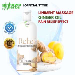 Muscle Spray Liniment Pain Relive Ginger Oil Pain Reliever Spray - 60ml for Gout Arthritis & Rheumatism Relief