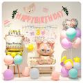 31 inches Lina bell theme Fox Lina bell happy birthday party decorations aluminum foil balloon. 