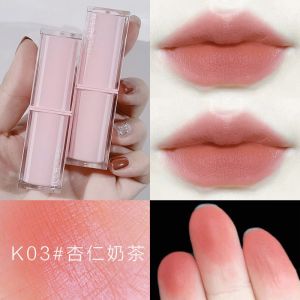 Matte lipstick Matte color lasting waterproof non-fading non-stick cup Korean INS lip glaze caramel red brown and pink lipstick student lipstick non-fading lipstick waterproof lipstick