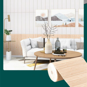 5mx70cm A Roll 5mm Thick 3D Foam Brick Fashion Self-Adhesive Wall Sticker Decorative Waterproof Fast Simple Wallpaper Super Thick For Room Living Room Home Wall Decor