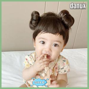 danux Baby Wig Braid Hairband wig for kids baby headband baby hair Children Bangs Head Buckle COS Hair Accessories Baby