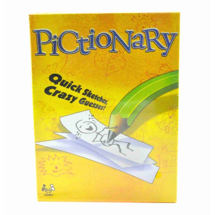 Pictionary Board Game Fast Paced Guessing Game for Kids and Family ...