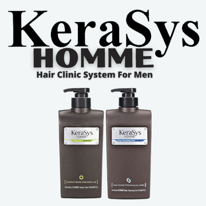 KERASYS HOMME SET - Scalp Care shampoo 550ml (Expiry Oct 2025) +Deep ...