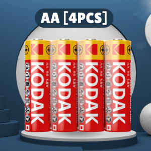 Bateri Kodak AA & AAA Tahan Lasak/Kodak Super Heavy Duty Zinc Battery AA & AAA 1.5V [4Pcs]