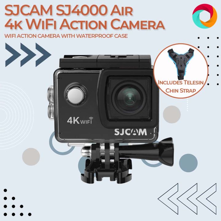 SJCAM SJ4000 AIR Action Camera Full HD 4K WIFI Sport DV 2.0 Inch Screen ...