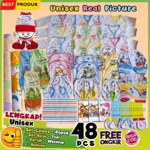 Paket  Hemat Perlengkapan Baju Bayi Newborn - Paket Lahiran - Paket Baju Bayi - Set Kado Bayi