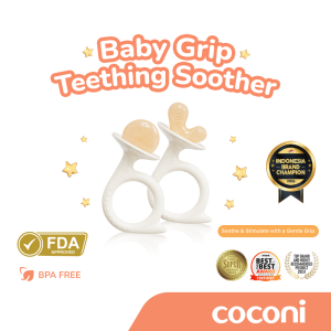 COCONI Babygrip Teething Soother Teether | Mainan Gigitan Bayi BPA FREE FOOD GRADE