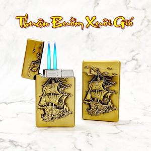 BẬT LỬA KHÈ BẤM NGANG 2 TIA HÌNH BÁT MÃ (MÃ ĐÁO THÀNH CÔNG) - (XÀI GAS)