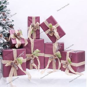 Set Vật Liệu Làm Hộp Quà Giáng Trang Trí Noel Giáng Sinh Nhiều Mẫu (Đơn Giản Dễ Làm Có Clip Hướng Dẫn) TTNTSS207