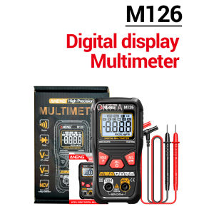 M126 Neng มัลติมิเตอร์แบบดิจิทัลอัจฉริยะมีความแม่นยำสูง6000จำนวน600V Ac/ กระแสไฟฟ้า DC แรงดันไฟฟ้าความจุไดโอดรีตัวต้านทานเครื่องทดสอบมัลติฟังก์ชัน