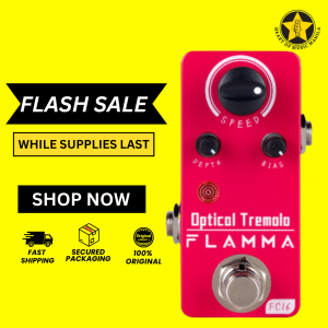 FLAMMA FC16 Optical Tremolo Guitar Effects Pedal