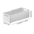 【HOSPORT】Compact Expandable Storage Box with Handles for Bedroom and Office Durable Plastic Material. 