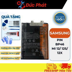 PIN THAY THẾ MI BP46 / Mi 12 / 12S / 12X ( Tặng keo dán và bộ sửa)