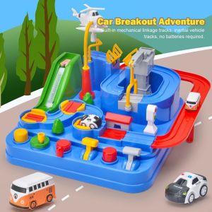 Car Adventure Track Toys Racing Rail Car Model Educational Toys Playset Kids Toy Mainan Kereta Pengembaraan