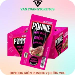 Hot dog giòn ăn liền PONNIE đủ vị cây 28g