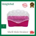 Shell Dish Drainer BIG Pingganan Tauban ng Plato Tuluan ng Plato Pinggan - Uniglobal #8808. 