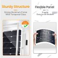 【2PCS】100 Watts Solar Panel 18V Mono 10Years Warranty Genuine Class A Solar Panels Promise 0.6Kwh Per Day. 