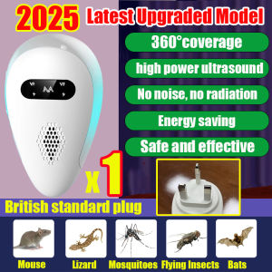 [No p in the family 100 years] pest reject ultrasonic Malaysia Plug Pest Repeller Control 360° full coverage Ultrasound Rat repellent ultrasonic  0 radiation No noise electronic ultrasonic mouse repellent mosquito repellent pest repeller anti mosquito